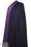 NY designer jacquard doubleknit - purple/black