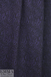 NY designer jacquard doubleknit - purple/black