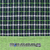 Italian yarn dyed plaid jacquard knit - electric lime/midnight 2.25 yd