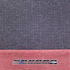 Italian speckled, tweedy jacquard 'twill' knit - denim/cherry 1.25 yds