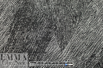 NY designer yarn dyed linear abstract doubleknit