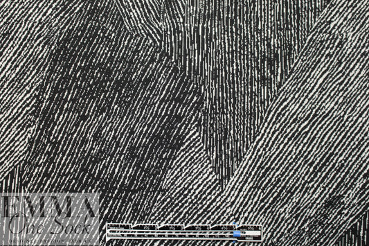 NY designer yarn dyed linear abstract doubleknit