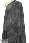 NY designer yarn dyed linear abstract doubleknit