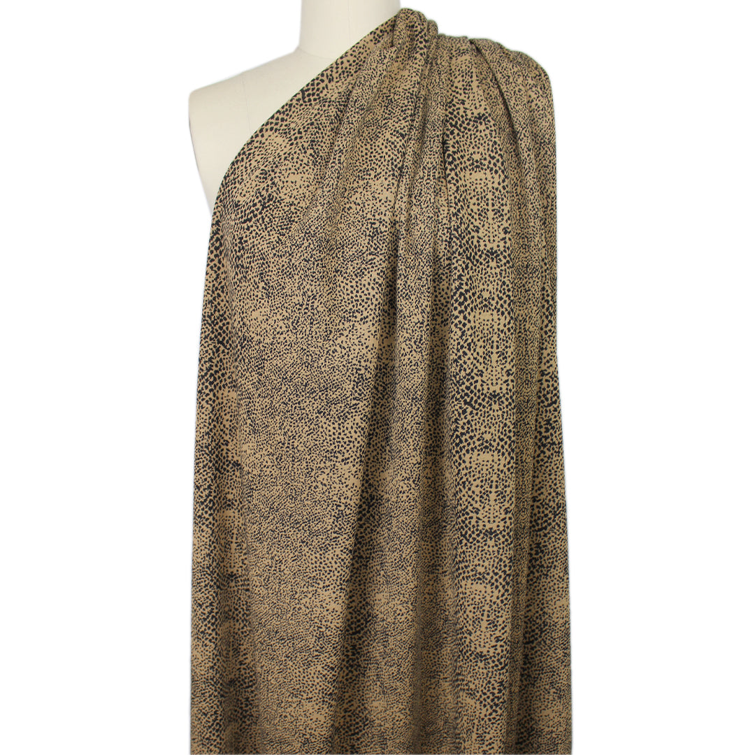 Italian yarn dyed 'animalia' jacquard sweater knit 1.625 yd
