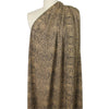 Italian yarn dyed 'animalia' jacquard sweater knit 1.75 yd