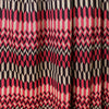 Italian 'chevron terrace' jacquard knit - berry/black/gold 1.5 yd