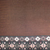 Italian yarn dyed 'copper chevrons' jacquard panel 1.375 yds - 1 Panel
