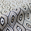 Italian yarn dyed 'diamondback' jacquard knit 2 yd