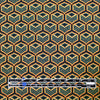 Italian yarn dyed honeycomb graphic jacquard knit  1.4 yds