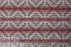 Italian claret/gray southwest graphic cotton jacquard 1.875 yds