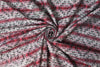 Italian claret/gray southwest graphic cotton jacquard 1.875 yds