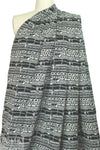 NY designer 'chain gang' stretch jacquard