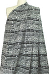 NY designer 'chain gang' stretch jacquard 1.5 yd