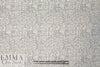 NY designer gray/cream graphic stretch reversible jacquard