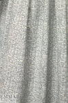 NY designer gray/cream graphic stretch reversible jacquard .66 yds