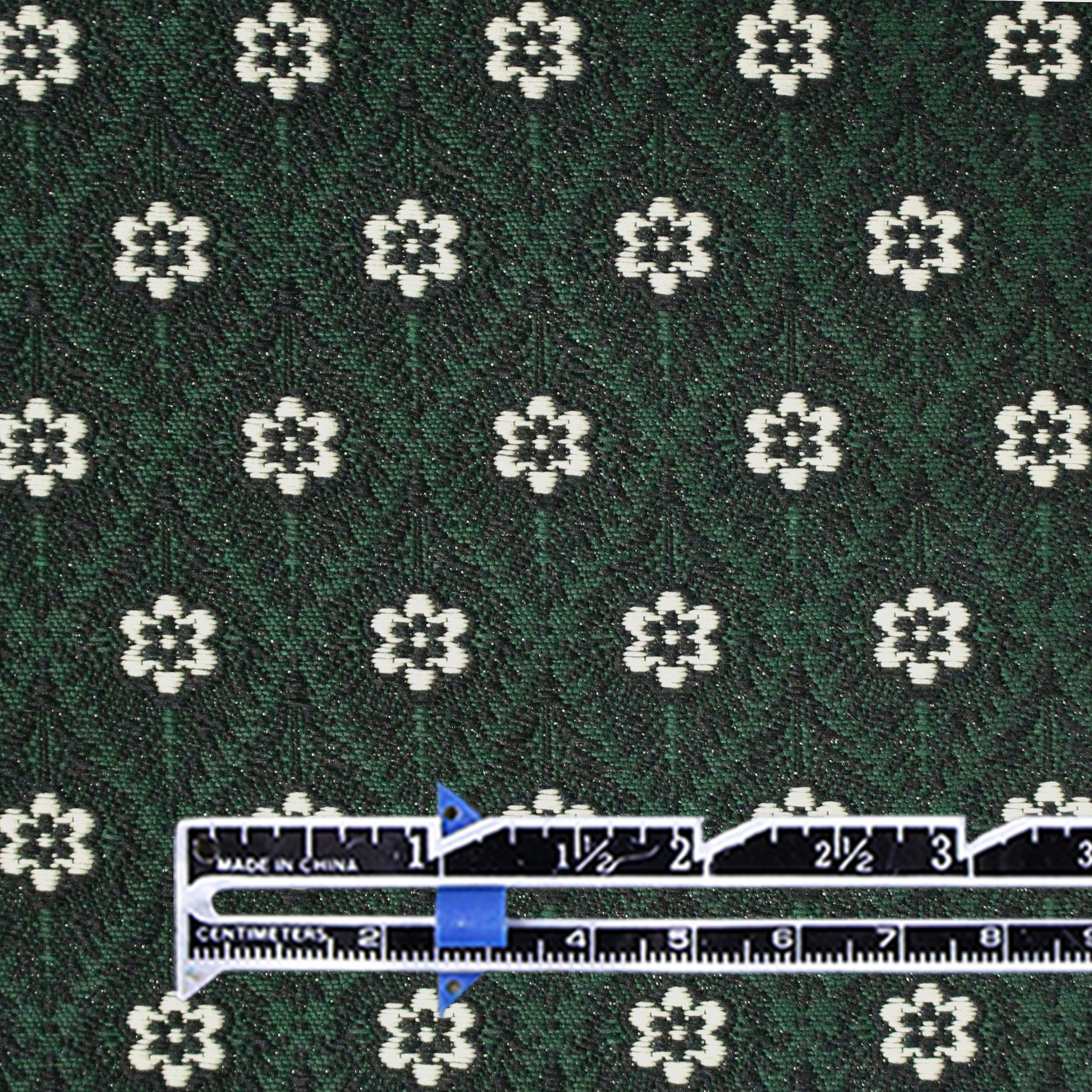 Italian 'evergreen floral' jacquard suiting