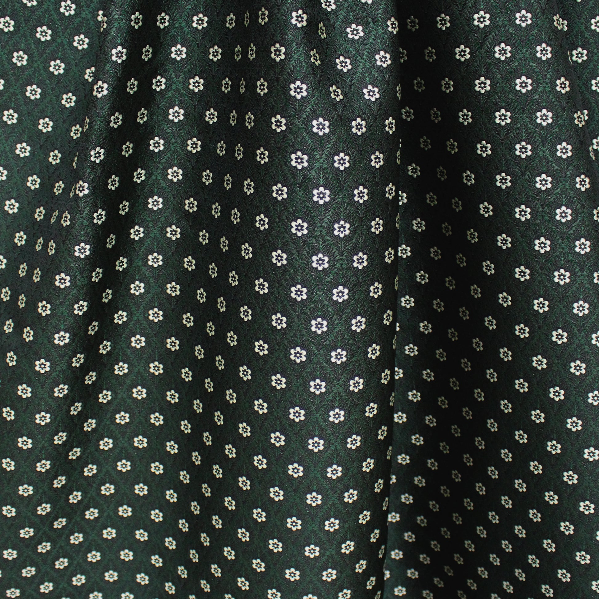 Italian 'evergreen floral' jacquard suiting