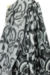 Italian 'cubist circles' jacquard suiting/coating 2 yd