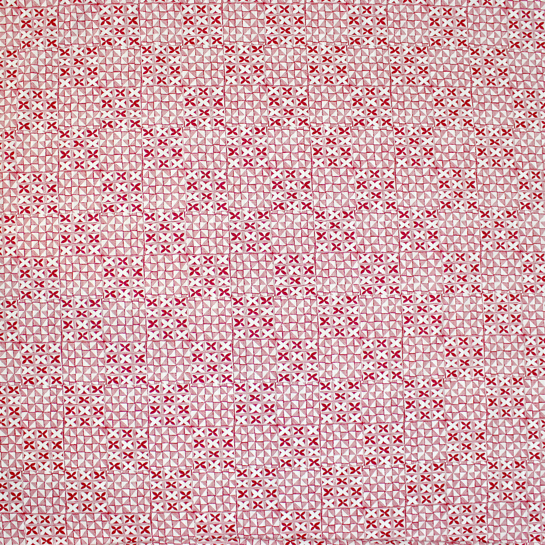 T0ri Richard 'cherry courtyard' printed jacquard cotton woven 1.75 yds