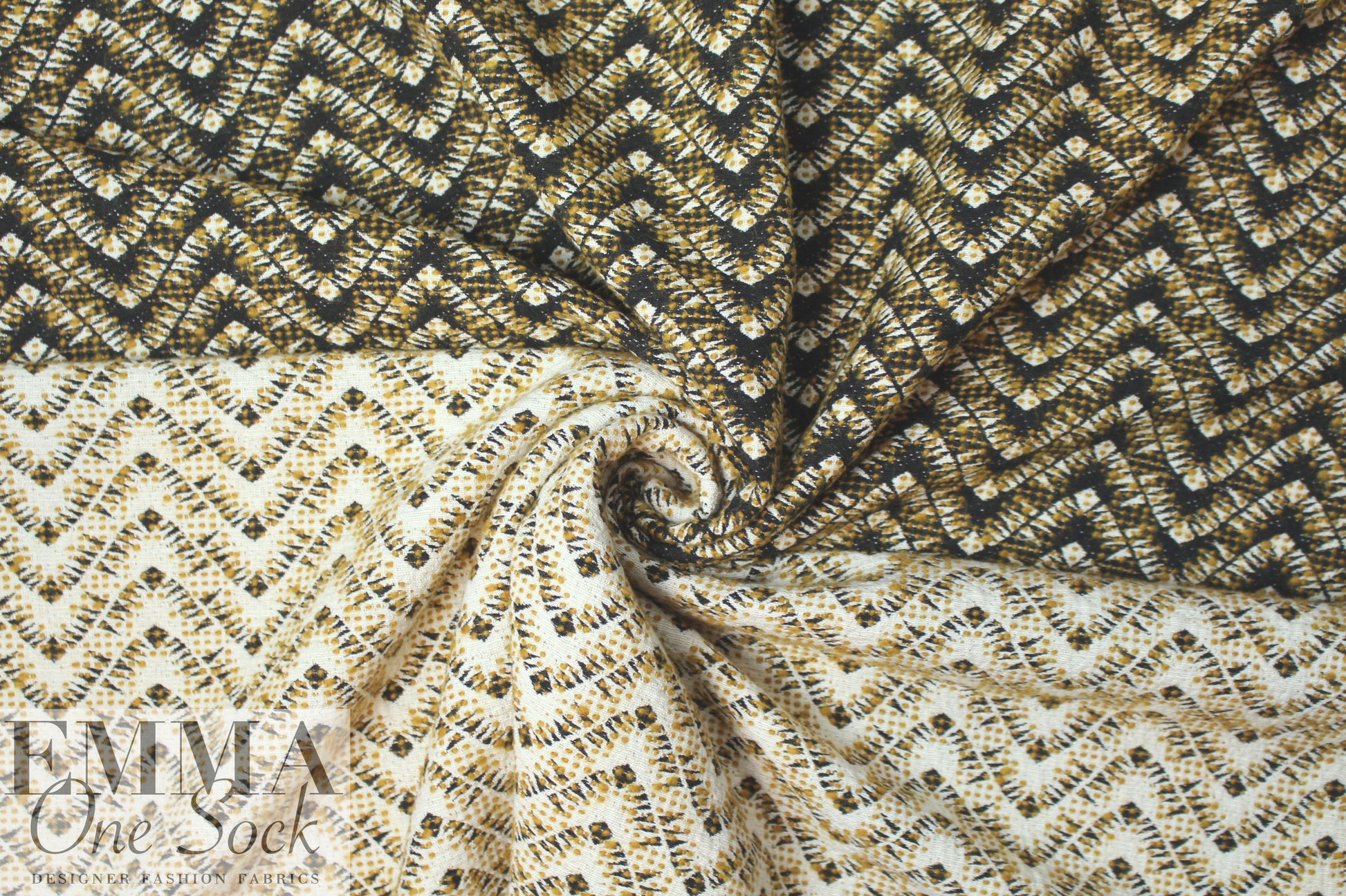 Derek L@m flower ziggy jacquard weave novelty coating