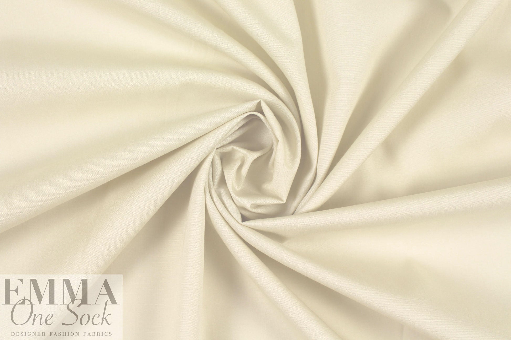 Japanese cotton poplin woven shirting - natural