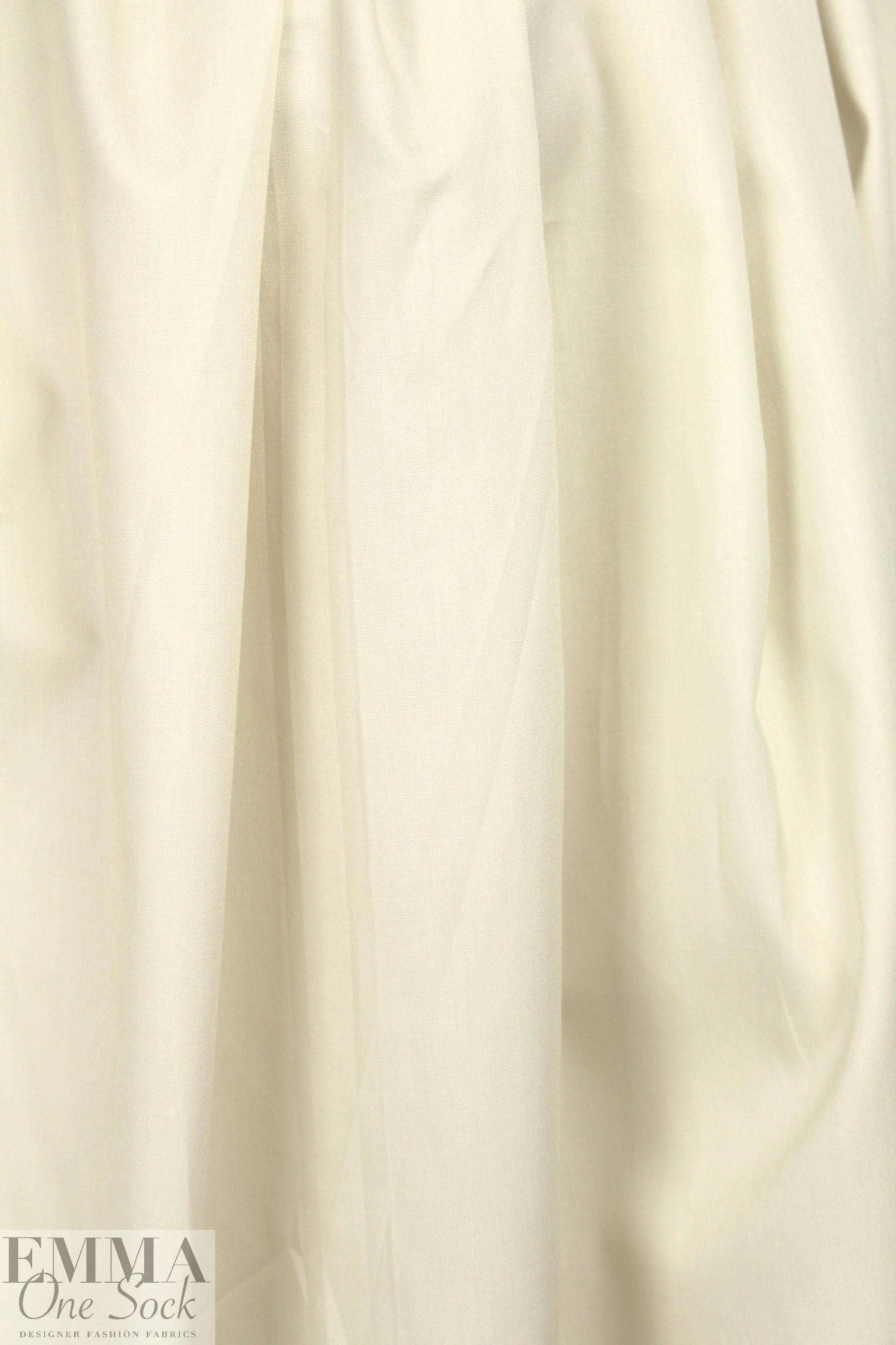 Japanese cotton poplin woven shirting - natural
