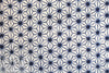 shirting designer Japanese indigo star print cotton poplin 1.66 yd