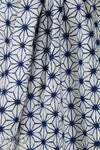 shirting designer Japanese indigo star print cotton poplin