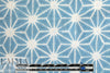 NY designer Japanese dusty blue star print cotton poplin 1.875 yd