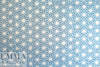NY designer Japanese dusty blue star print cotton poplin