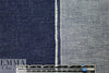Japanese dk. blue vertical stretch textured denim 2.375 yd