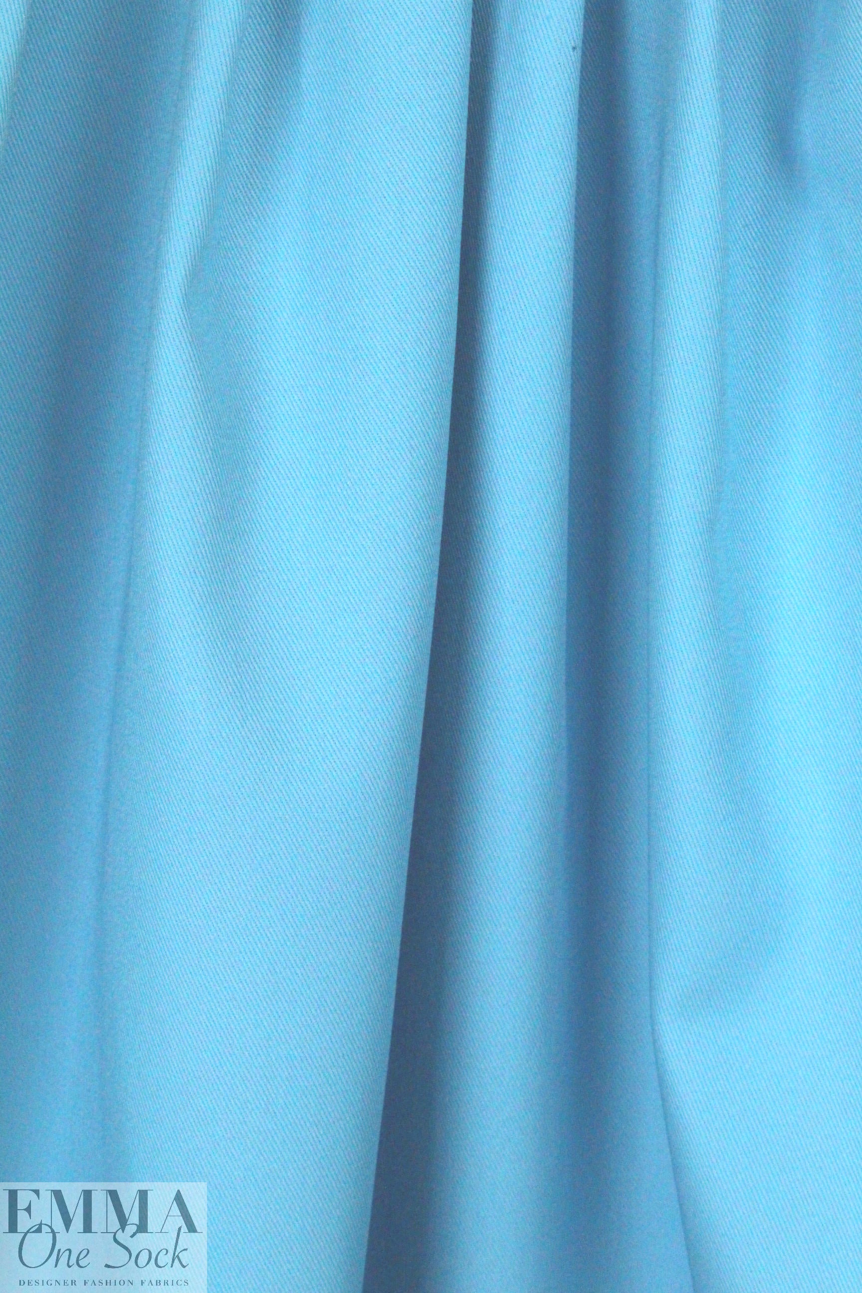 Japanese cotton twill - sky blue 1.66 yd