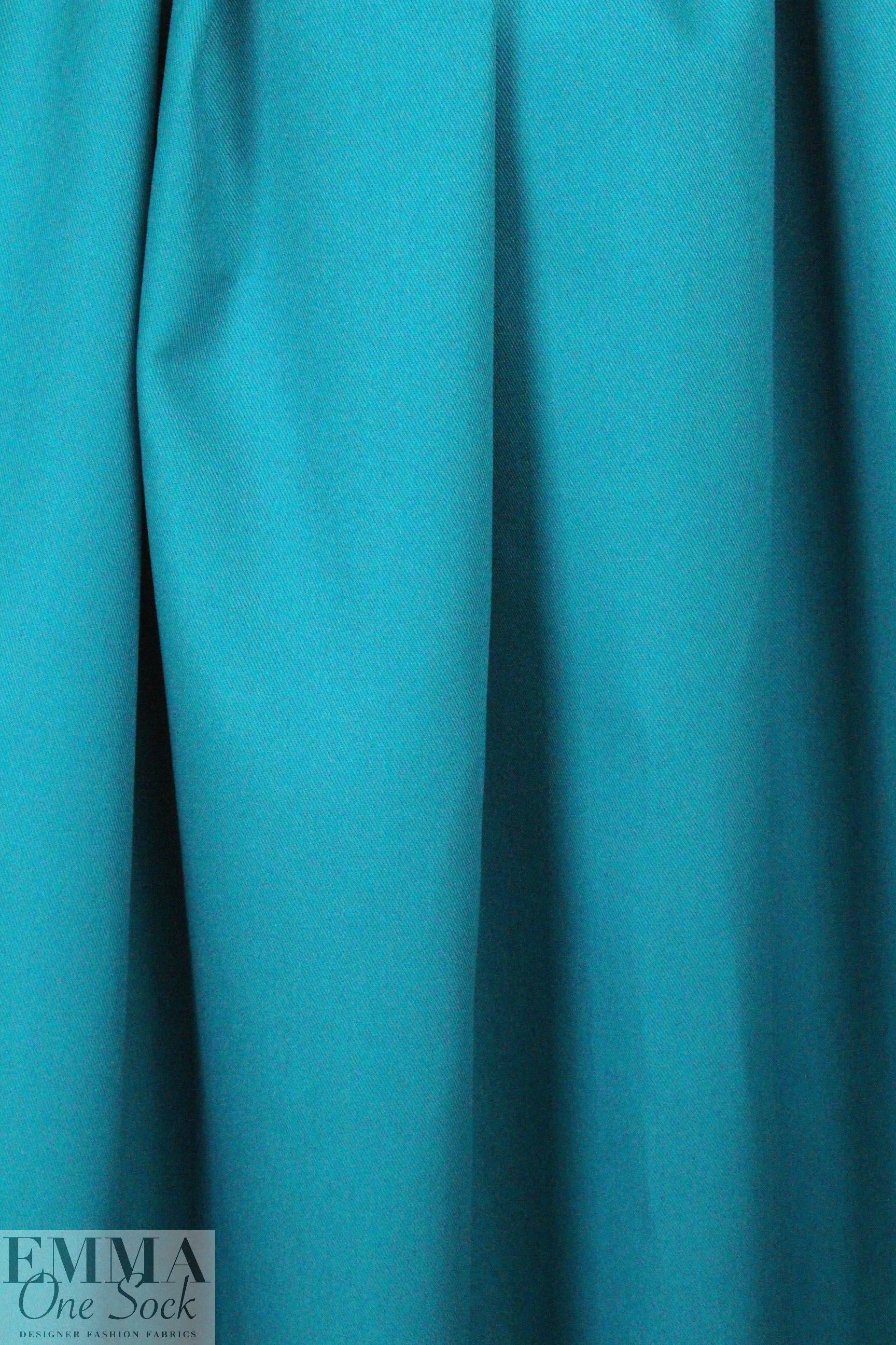 Japanese cotton twill - tealy blue