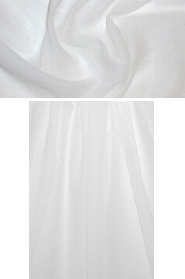 Japanese cotton voile - white .875 yds