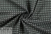 NY designer yarn-dyed cotton stretch woven - black/white .75 yds