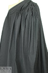 NY designer yarn-dyed cotton stretch woven - black/white .75 yds