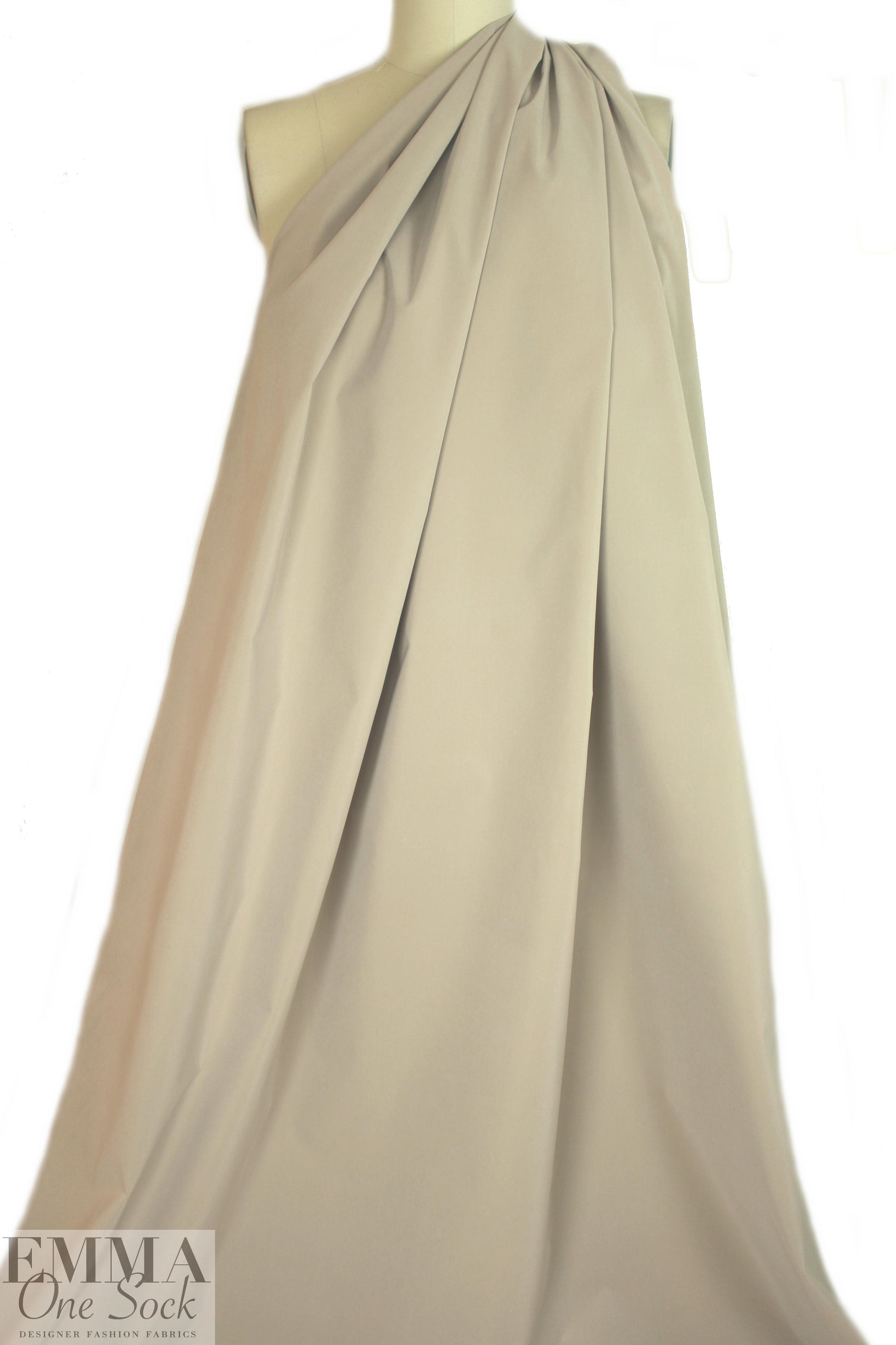 Japanese microfiber rainwear - light khaki 2.875 yds