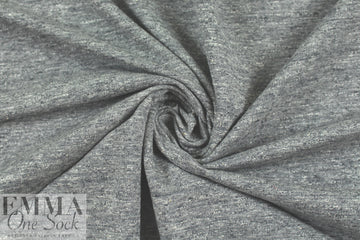 Japanese tweedy french terry sweater knit - med. gray