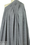 Japanese tweedy french terry sweater knit - med. gray