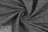 Japanese tweedy french terry sweater knit - dk. gray