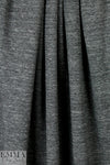Japanese tweedy french terry sweater knit - dk. gray