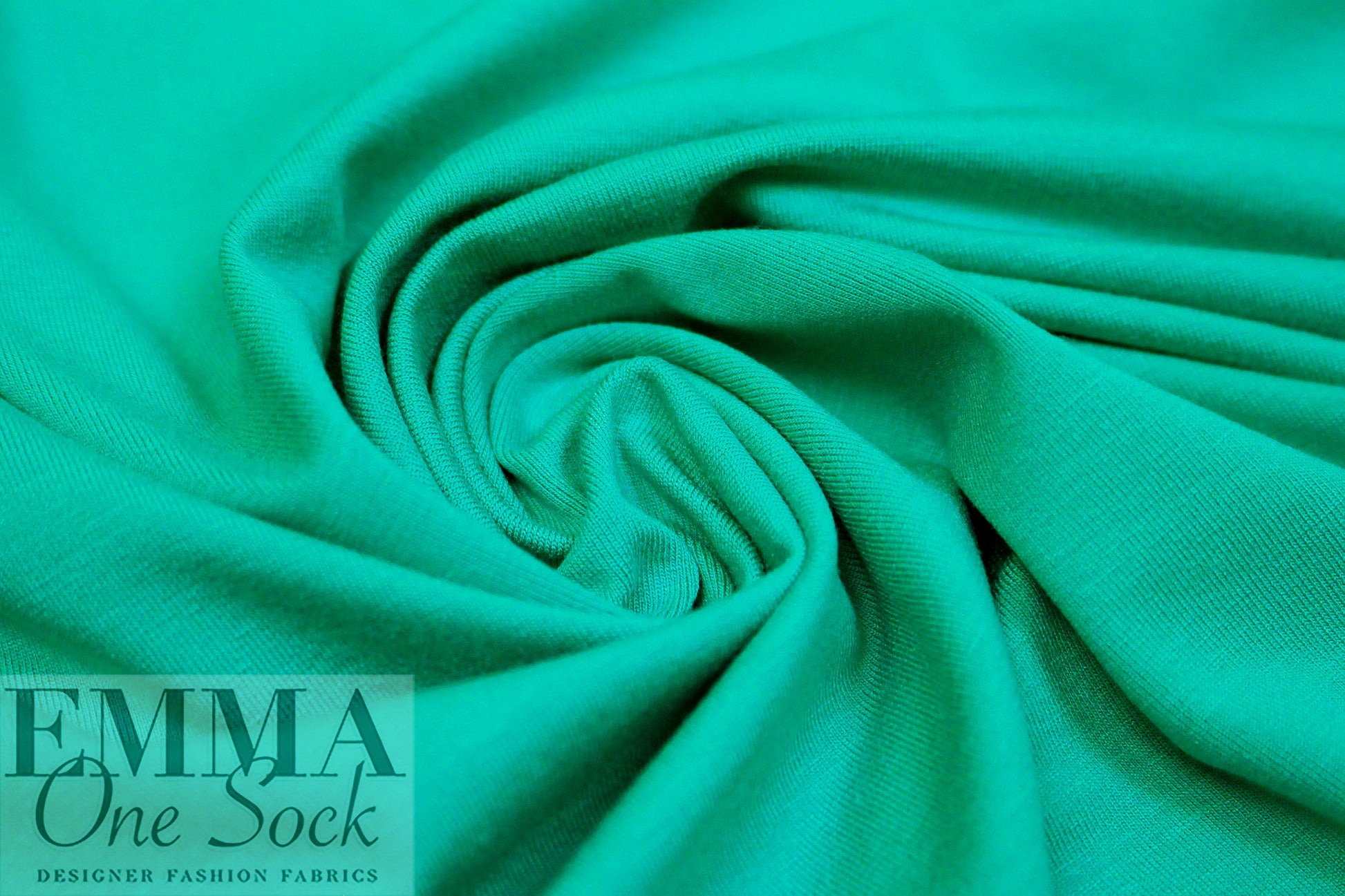 bright jade 11 oz. rayon jersey 4-way 1 yard