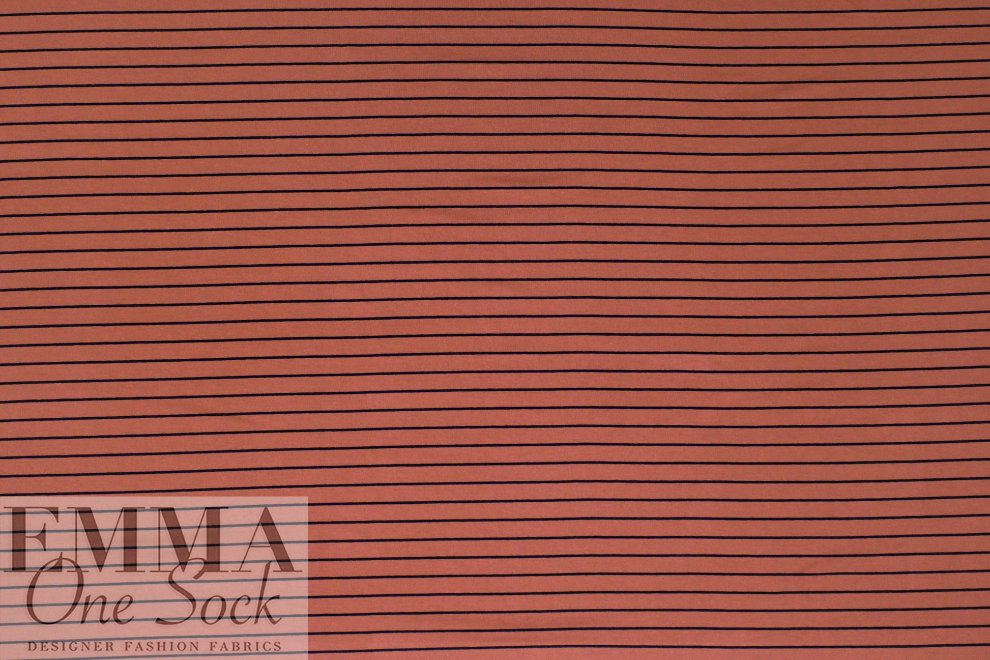 yarn-dyed viscose/spandex jersey - paprika/black 1.5 yd