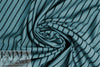 yarn-dyed viscose/spandex jersey - bluestone/black 1.75 yd