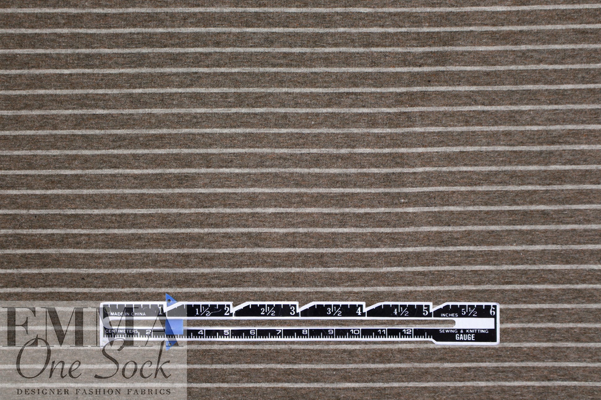 yarn-dyed viscose/spandex jersey - moon rock stripe 1 yard