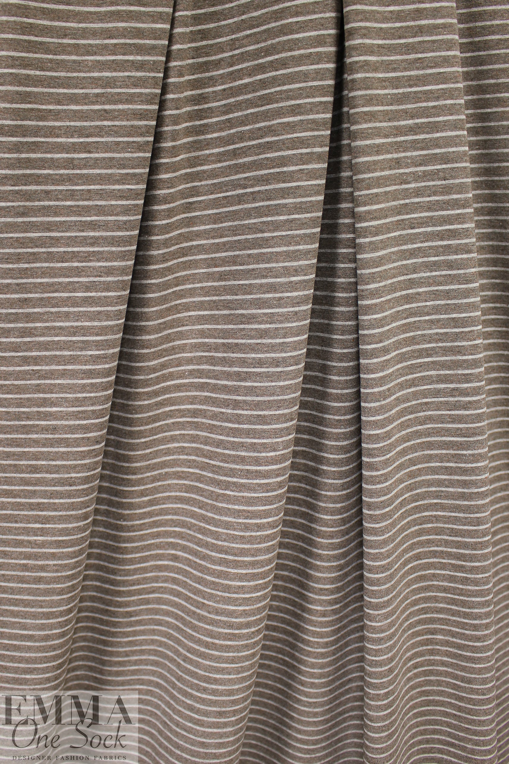 yarn-dyed viscose/spandex jersey - moon rock stripe 1 yard
