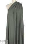 yarn-dyed bamboo/organic cotton jersey - slate/dk. gray 1.875 yd