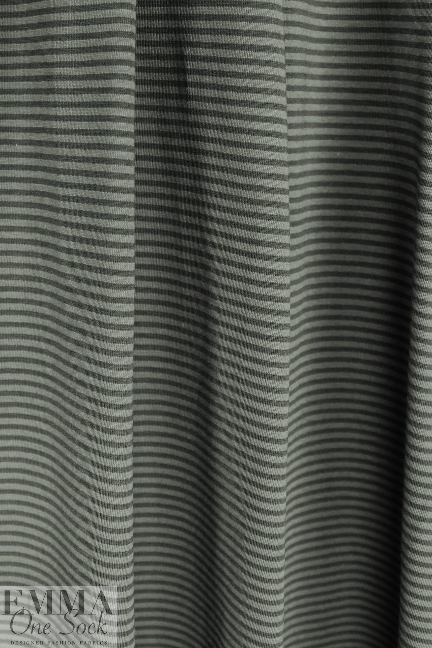 yarn-dyed bamboo/organic cotton jersey - slate/dk. gray 1.875 yd