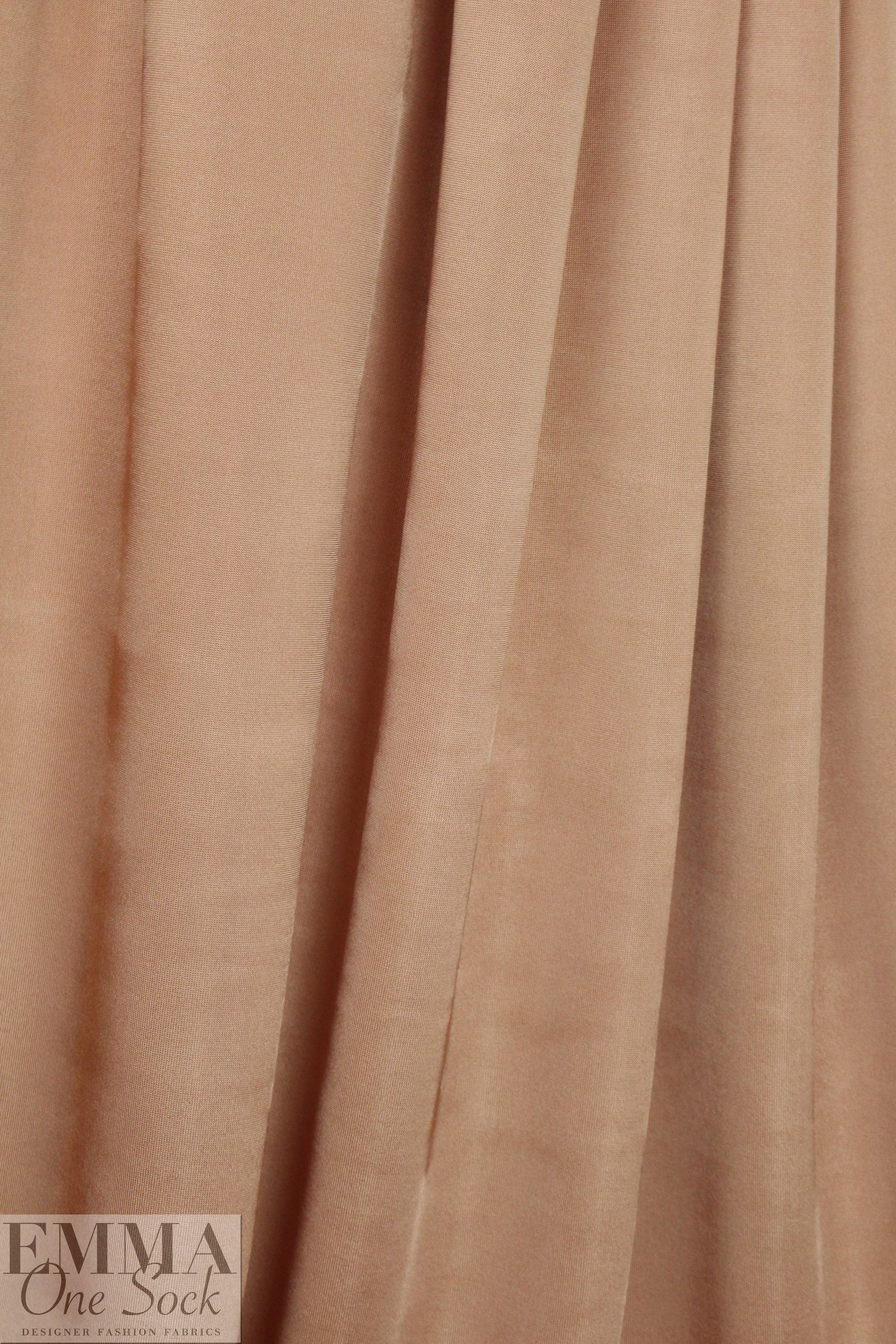 CA designer viscose matte jersey - dusty blush