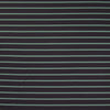 CA designer viscose 4-way stretch jersey - bluestone/black stripe 2 yd